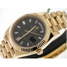 Rolex Day-Date 40mm Nero Baguette ref. 228238-0004 nuovo